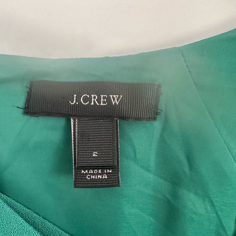 J. Crew Classy & Elegant Green Dress - Picture 3 of 5